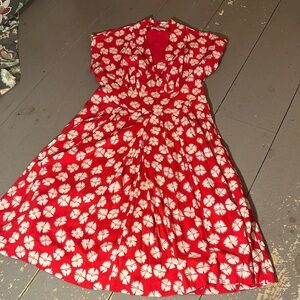 Retro ModCloth rockabilly midi dress